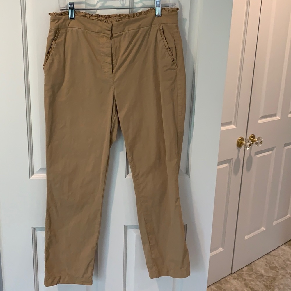 J crew khaki pants. Size 10. Lightweight fabric